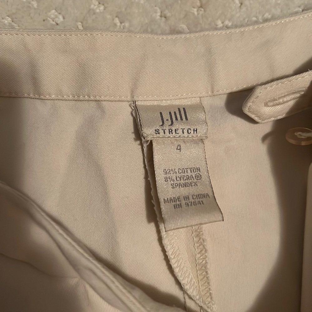 j jill cropped pants with stretch